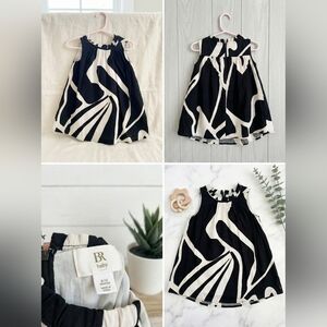 Banana Republic Baby Dress in Black and Cream